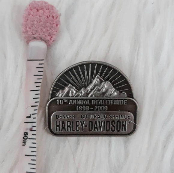 Harley Davidson Pewter Dealers Ride Pin - Picture 2 of 4